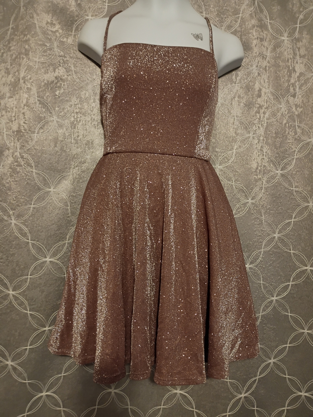 Flare Strappy~Shimmery Dress